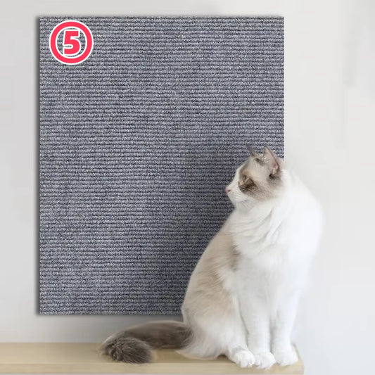 Sofa Protection Mat for Cats - Self-Adhesive Scratch Board and Climbing Frame