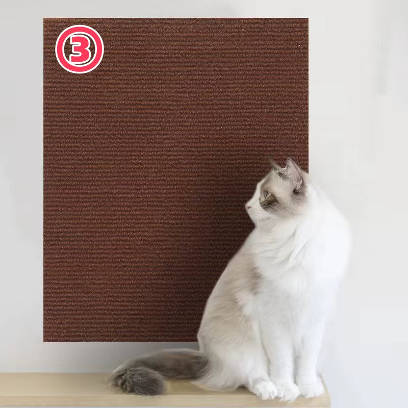 Sofa Protection Mat for Cats - Self-Adhesive Scratch Board and Climbing Frame