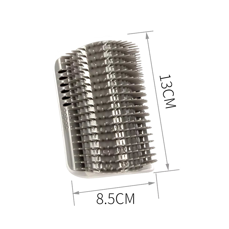 Professional Cat Grooming Brush with Corner Scraper for Hair Removal and Scratching, Removable Design for Kittens and Cats