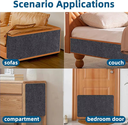 Sofa Protection Mat for Cats - Self-Adhesive Scratch Board and Climbing Frame