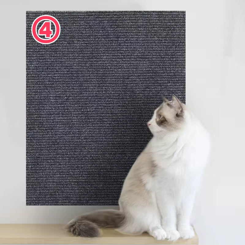 Sofa Protection Mat for Cats - Self-Adhesive Scratch Board and Climbing Frame
