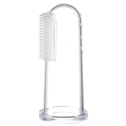 Premium Silicone Pet Finger Toothbrush for Dogs and Cats - Effective Bad Breath and Tartar Control Cleaning Tool