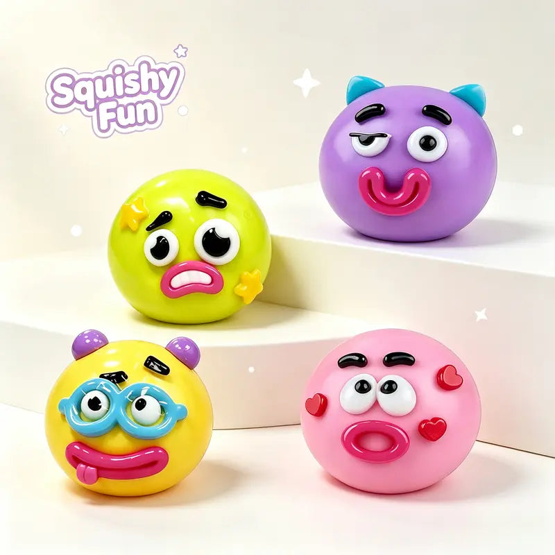 Smushers Curiosities Dog Face Swap Squishy - Soft, Moldable, Slow-Rise Relaxation Toy