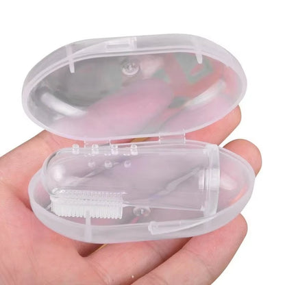 Premium Silicone Pet Finger Toothbrush for Dogs and Cats - Effective Bad Breath and Tartar Control Cleaning Tool