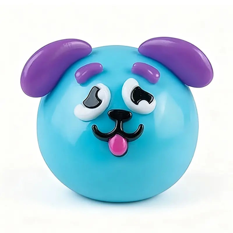 Smushers Curiosities Dog Face Swap Squishy - Soft, Moldable, Slow-Rise Relaxation Toy