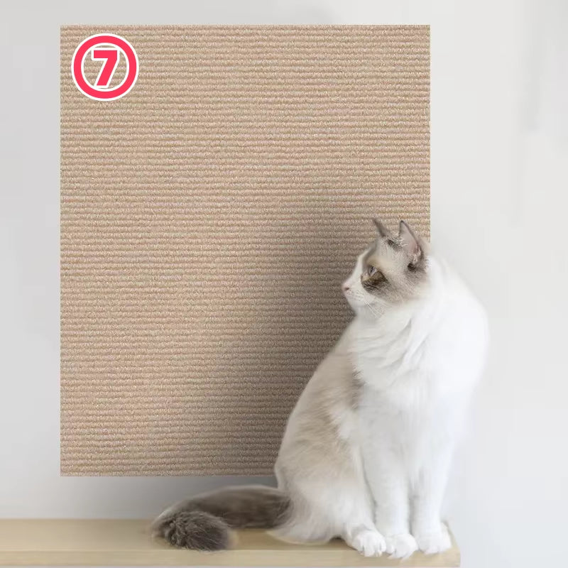 Sofa Protection Mat for Cats - Self-Adhesive Scratch Board and Climbing Frame