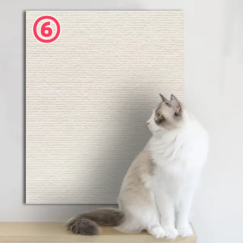 Sofa Protection Mat for Cats - Self-Adhesive Scratch Board and Climbing Frame