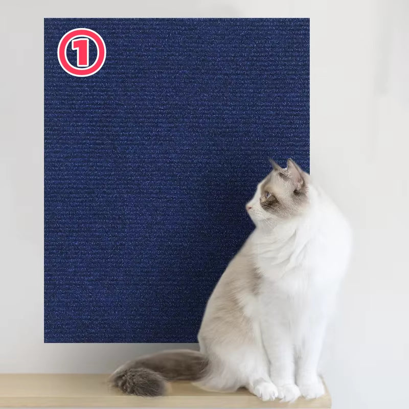 Sofa Protection Mat for Cats - Self-Adhesive Scratch Board and Climbing Frame